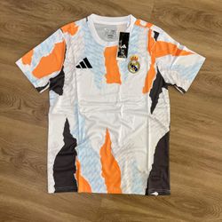 Camisa Real Madrid 25/26 Pre Jogo Fan Lisa - Atacado das Tailandesas