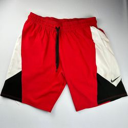Bermuda Tactel nike vermelha, branco e preto - Atacado das Tailandesas