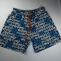 Bermuda Tactel hugo azul - Atacado das Tailandesas
