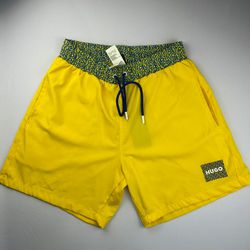 Bermuda Tactel hugo amarelo - Atacado das Tailandesas