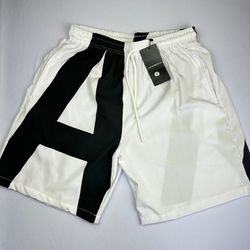 Bermuda Tactel eA7 emporio armani branca e preta - Atacado das Tailandesas