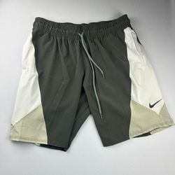 Bermuda Tactel nike cinza, branco e off white - Atacado das Tailandesas