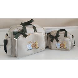 BOLSA MATERNIDADE TRAPEZIO - 00020 - Ateliê Ágape
