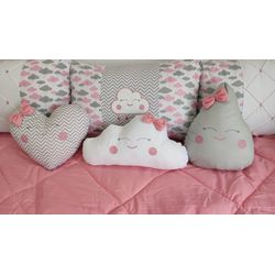 KIT PARA CAMA BABA NUVEM - 0053 - Ateliê Ágape