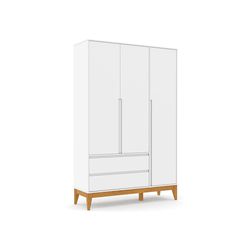 Roupeiro Nature 3 Portas Clean - RN3C108 - Ateliê Ágape
