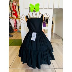 Vestido Marisol preto - Ateliê NewBaby