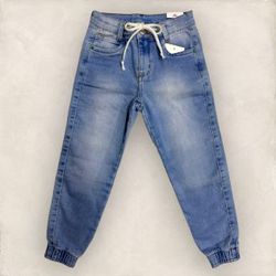 CALÇA JEANS JOGGER AZUL CLARO - Ateliê NewBaby