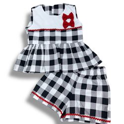 Conjunto Elba - Preto - Ateliê NewBaby