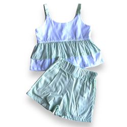 Conjunto Carla verde - Ateliê NewBaby