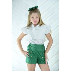 Conjunto Celine - Verde - Ateliê NewBaby