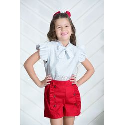 Conjunto Celine - vermelho - Ateliê NewBaby