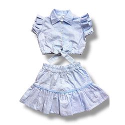 Conjunto Enxerida azul - Ateliê NewBaby