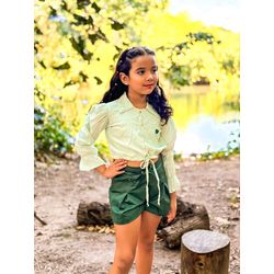 CONJUNTO MAYTÊ - VERDE - Ateliê NewBaby