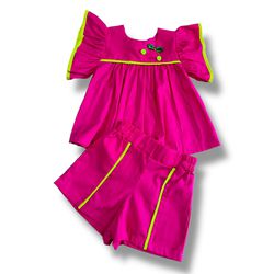 Conjunto Melinda - Pink - Ateliê NewBaby