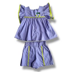 Conjunto Melinda - lilás - Ateliê NewBaby