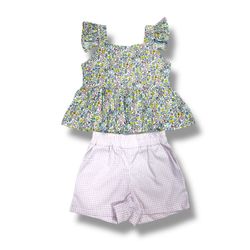 CONJUNTO STHER FLORZINHA - Ateliê NewBaby