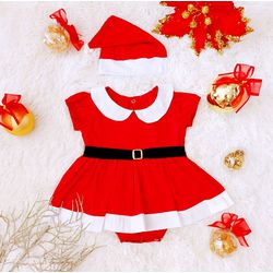 Body Vestido Noel - Ateliê NewBaby