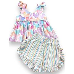 Conjunto Isla coração - Ateliê NewBaby