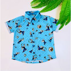 Blusa Social Masculina Popeye - Ateliê NewBaby