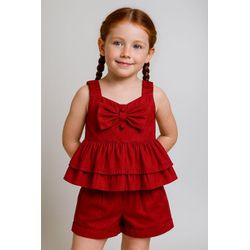 CONJUNTO LINDA-VERMELHO - Ateliê NewBaby