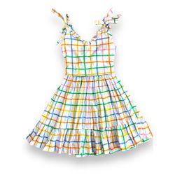 Vestido divertida mente - Alegria - Ateliê NewBaby