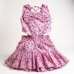MACAQUITO DAFYNE FLORAL ROSA - Ateliê NewBaby