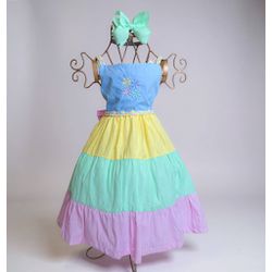 Vestido Marisol Bordado CANDY - Ateliê NewBaby