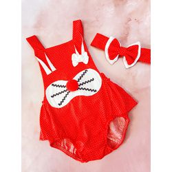 Romper Babado Coelho - Coral - Ateliê NewBaby