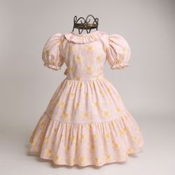 VESTIDO Amora -LAÇOS - Ateliê NewBaby