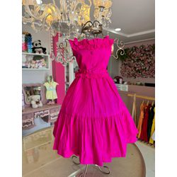 Vestido Bia Pink - Ateliê NewBaby