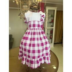 Vestido Elba - Uva - Ateliê NewBaby