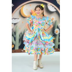 Vestido Junino Luxo Encanto de menina - Ateliê NewBaby