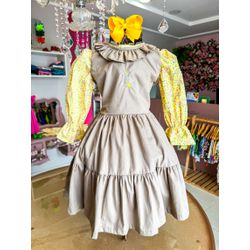 Vestido Lily com blusa - 2 peças - Ateliê NewBaby