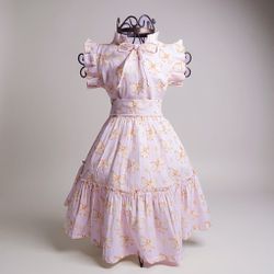VESTIDO JADE- LAÇOS - Ateliê NewBaby