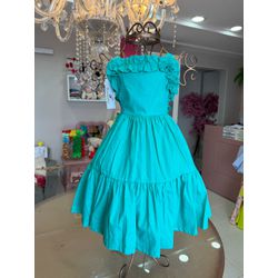 Vestido Marilia tifany - Ateliê NewBaby