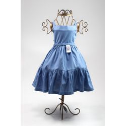 Vestido Marisol Azul Pedrita - Ateliê NewBaby