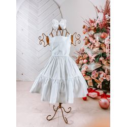 Vestido Marisol branco - Ateliê NewBaby