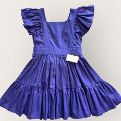 Vestido Mell roxo - Ateliê NewBaby