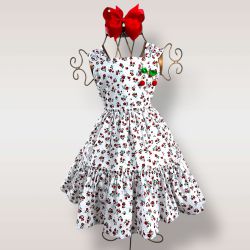 Vestido Thailla floral - Ateliê NewBaby