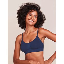 Sutiã Top Sem Bojo E Sem Aro Azul - 210201 - ATELIÊ DA LINGERIE