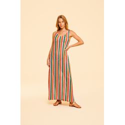 Vestido Longo Croche Vd/Lar - 24721 - ATELIÊ DA LINGERIE