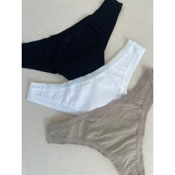 Kit Calcinha Fio Dental Cotton - 338 - ATELIÊ DA LINGERIE