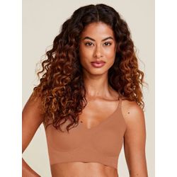 Sutiã Top Com Bojo Removível Naked Caramelo Saloon... - ATELIÊ DA LINGERIE