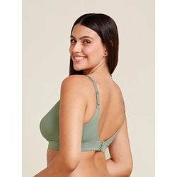 Sutiã Triangulo Alongado Verde - 2748414 - ATELIÊ DA LINGERIE