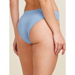 Calcinha Laterais Largas Em Microfibra Light Azul ... - ATELIÊ DA LINGERIE