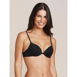 Sutiã Push Up Microfibra Preto - 23844 - ATELIÊ DA LINGERIE