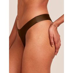 Calcinha Fio Acetinado Marrom - 3708 - ATELIÊ DA LINGERIE