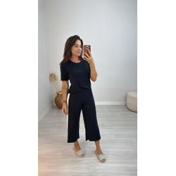 Pijama Mc Nt Lycra Preto - 5861 - ATELIÊ DA LINGERIE