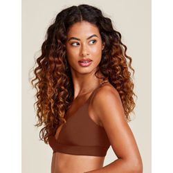 Sutiã Triangulo Alongado Marrom - 274847 - ATELIÊ DA LINGERIE