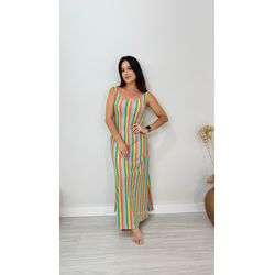 Vestido Longo Croche Am/Rosa - 2472 - ATELIÊ DA LINGERIE